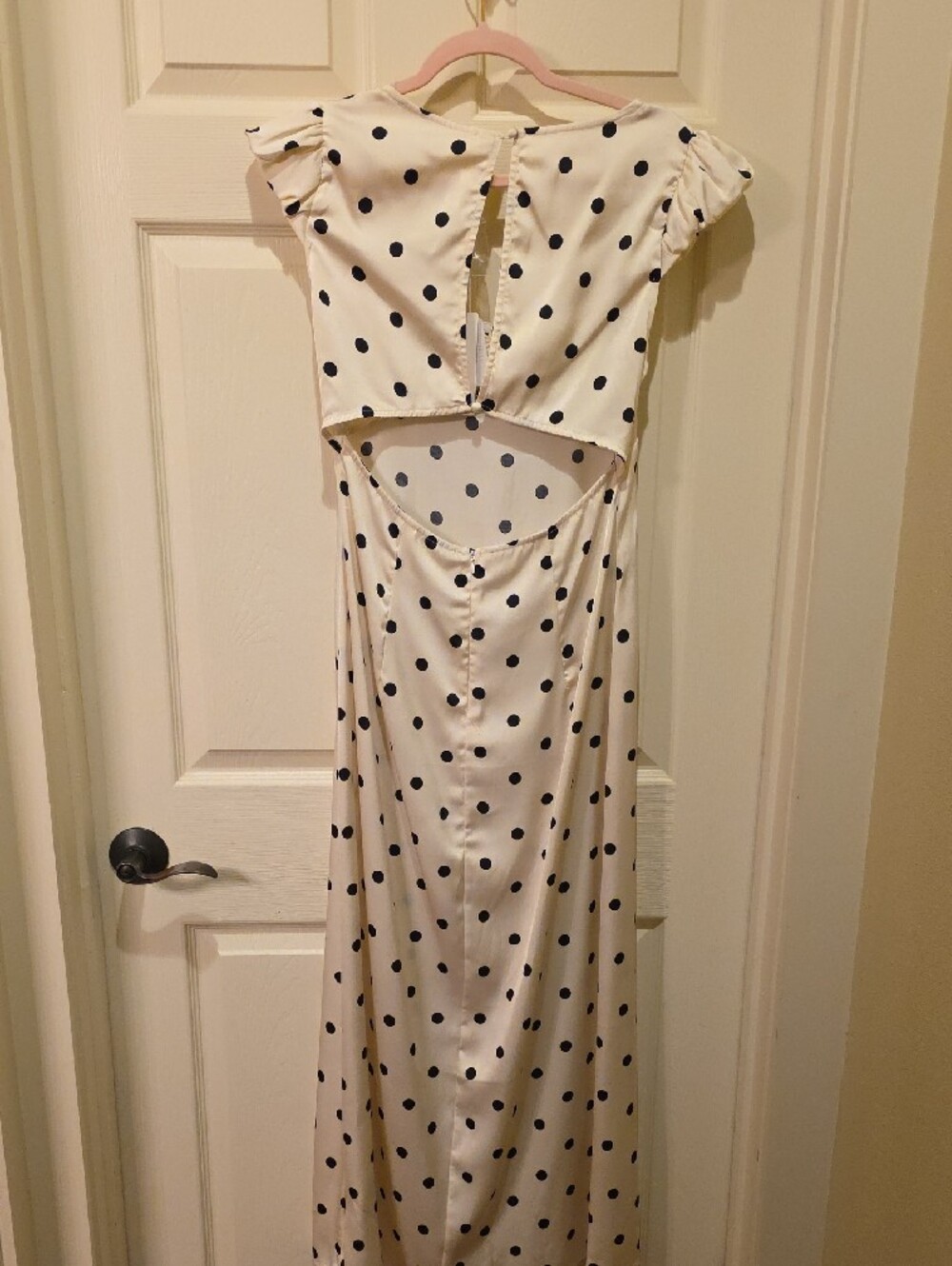 Altar'd State Polka Dot Midi Dress with Butterfly Detail - Picture 6 of 10